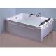 Double people comfortable whirlpool  / jacuzzi  massage white color bath tub with jets
