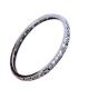 Sterling Silver Bangle Bracelet Hollowed Out Vintage Silver Jewelry(XH043359W)