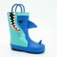 OEM Wear Resistant 3D Shark Printed Rain Boots Waterproof
