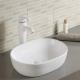 Ceramic Oval Counter Top Bathroom Sink 18 Inch 15 Depth