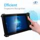 HFSecurity FP08 Android 9.0 Black Tablet NFC SIM Card With Mobile Fingerprint Handheld Device