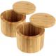Special Shaped Bamboo Home Furniture Bamboo Pepper Mill With Wood Lid