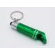 Promotional Personalized Anodized  Laser Etch Aluminum Keychain  Beer Bottle Opener Mini Flashlight Key Ring