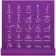 24 X 68 Instructional Non Slip Eco Friendly 70 Printed Poses Yoga Mat for Men and Women