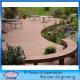 Wooden Plastic Composite WPC Decking Extrusion Molding Burnished Smooth for Outdoor