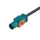 Straight Type FAKRA Cable Connector for Automotive Applications