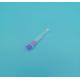 Purple Disposable Syringe Needles Inclined Out Diameter 2.4mm 13G
