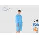Lightweight Disposable Isolation Gowns PP / PE Material Neck / Waist Ties