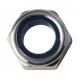 DIN985 Prevailing Torque Hexagon Thin Nuts With Non Metallic Insert Class 4 5 8