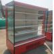 Auto Defrost 2 Metre Open Air Wall Chiller Upright Supermarket