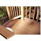 Wood Look Eco Deck Hollow Composite Decking Gardens 5.4 M 2.7m