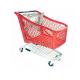 Four Wheeled Unfolding Plastic Shopping Trolleys With Seat