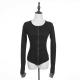 Solid Color Full Zipper Bespoke Sweaters Long Sleeve Women Sexy Knitted Outerwear