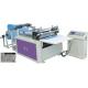 PLC Control Non Woven Fabric Roll Cutting Machine Machine Color Customized
