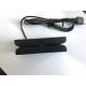 Black Magnetic Card Reader POS Magstripe Credit Card Reader 3Track USB Hi&Lo Co