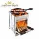 Stainless Steel Folding Barbecue Charcoal Grill Mini Barbecue Grill