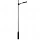 5m Galvanised Steel Light Pole With Single Arm Bracket For Street Roadway Highway