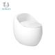 Ceramic Colored Siphon One Piece Toilet Bowl Egg Design Water Saving