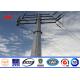 16M Electrical Steel Utility Power Poles For African Distribution Line Project