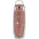 2021 New Design Girl Rhinestone Diamond Crystal Luxury Stainless Steel Water Bottle Vacuum Flask With Chain
