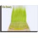 Custom 360 Wig Human Hair Virgin Fluorescent Green Color 20 Inch Straight