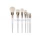 Handcrafted 7pcs Synthetic Makeup Brush Set ODM For Travel