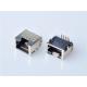 HULYN Very low profile, Shielded RJ45 Modular Jack, Through Hole Type, DIP,with LEDs，