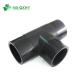 Universal QX HDPE Injection Butt Fusion Pipe Fittings Tee within HDPE 63mm 75mm 110mm