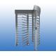 304 Stainless Steel Turnstiles Semi Automatic , Full Height Security Gates