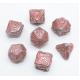 Sharp Edged Nontoxic DND RPG Dice , Odorless Polyhedral 7 Dice Set