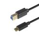 1m 1.5m 2.0 3.0 Type C Male To USB B Male USB Data Cable For Scanners And Printers