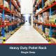 Single Deep Heavy Duty Pallet Rack Selective Pallet Rack Warehouse Storage Racking
