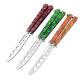 440 Stainless Steel Dull Blade Practice Butterfly Knife EDC Outdoor Camping Knives