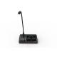 Black Audio Conference Microphone , Boardroom Table Microphones With Language Distribution