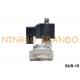 1/2'' 2 Way NC High Temp Stainless Steel Solenoid Valve PTFE Seal