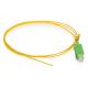 Optical access network SC APC Simplex Fiber Pigtail with SM Yellow Fiber Optic Cable