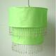 200*350MM Easy Fit Pendant Shade 2 Layer Collapsible Beaded