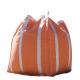 1 Ton Orange Heavy Duty Bulk Bags , Side Discharge PP Woven Packaging Bags