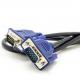 2M VGA Monitor Cables  3+2 Male To Male Vga Cable With Blue Plug