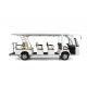 Electrical Street Legal Golf Carts 14 Seater With Radio / Matte White Loaded