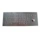 Industrial Trackball Keyboard IP67 Washable Kiosk 100mA With Separate FN Keys