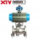 Stainless Steel High Platform Flanged Floating Ball Valve PN16 Perfect for Industrial