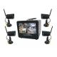 4CH wireless 5.8G, H.264 compression Combo Digital Video Recorder, 7CH LCD Stand Alone DVR