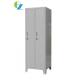 450Dmm Vertical Two Door Steel Office Lockers Staff Gym Locker With Metal Feet