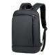 15.6inch black no logo unique laptop backpack EVA padded back