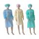 Disposable Medical Isolation Coat With Knitted Cuff