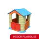 Indoor Playground Pretend Plastic Cottage Playhouse For Kids Educational Interactive