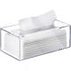 Custom Printed Tissue Holder Plastic Transparent Clear Cover Square Toilet Paper Acrylic Tissue Box