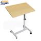 Home Furniture Overbed Table Swivel Top Simple Design With Vacuum Press