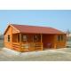 One Floor Outdoor Wooden House In 36mm 72mm 110mm Wall thickness